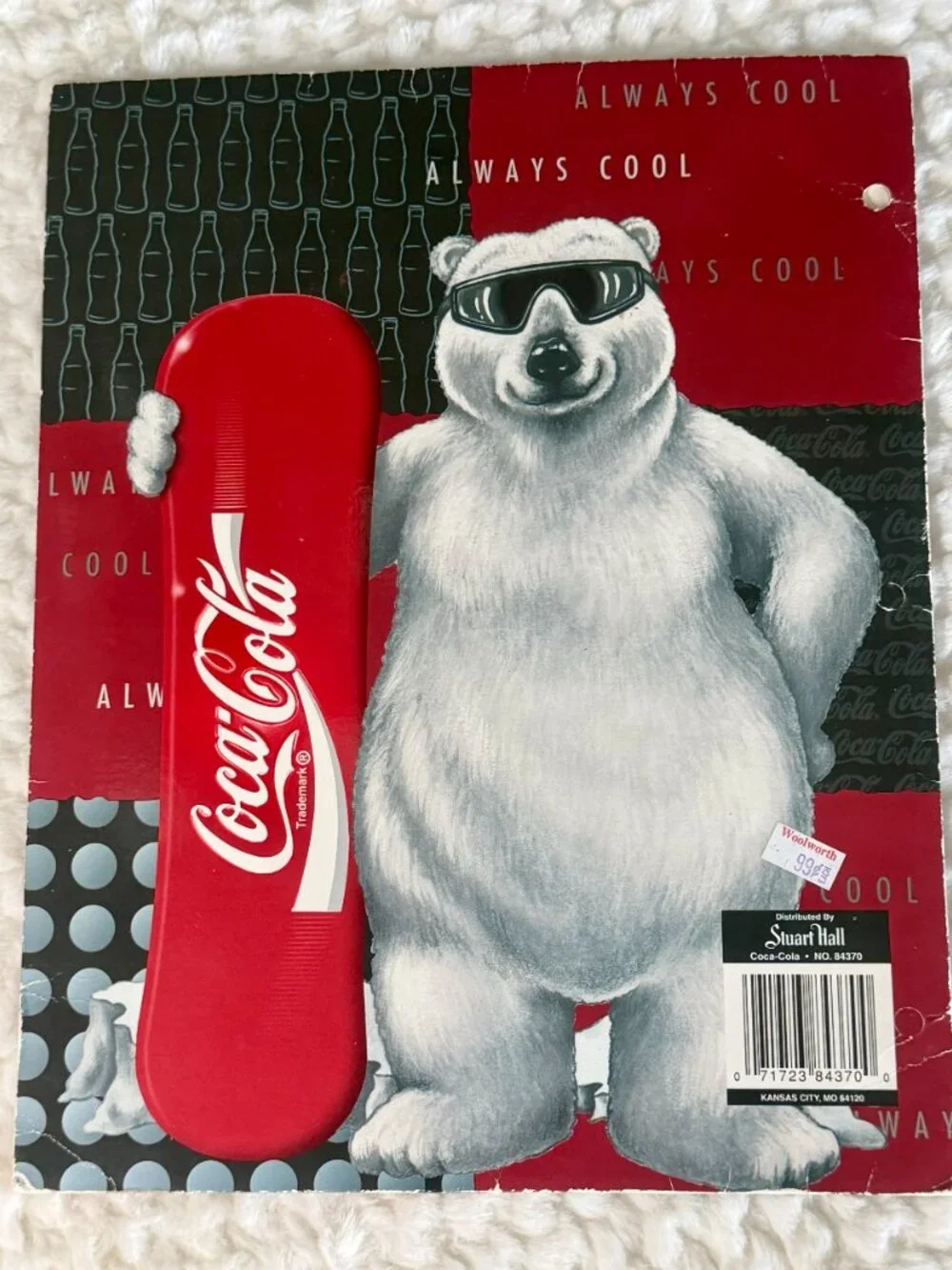 Vintage 2 Pocket Folder Lot (2) M&M's & Coca Cola